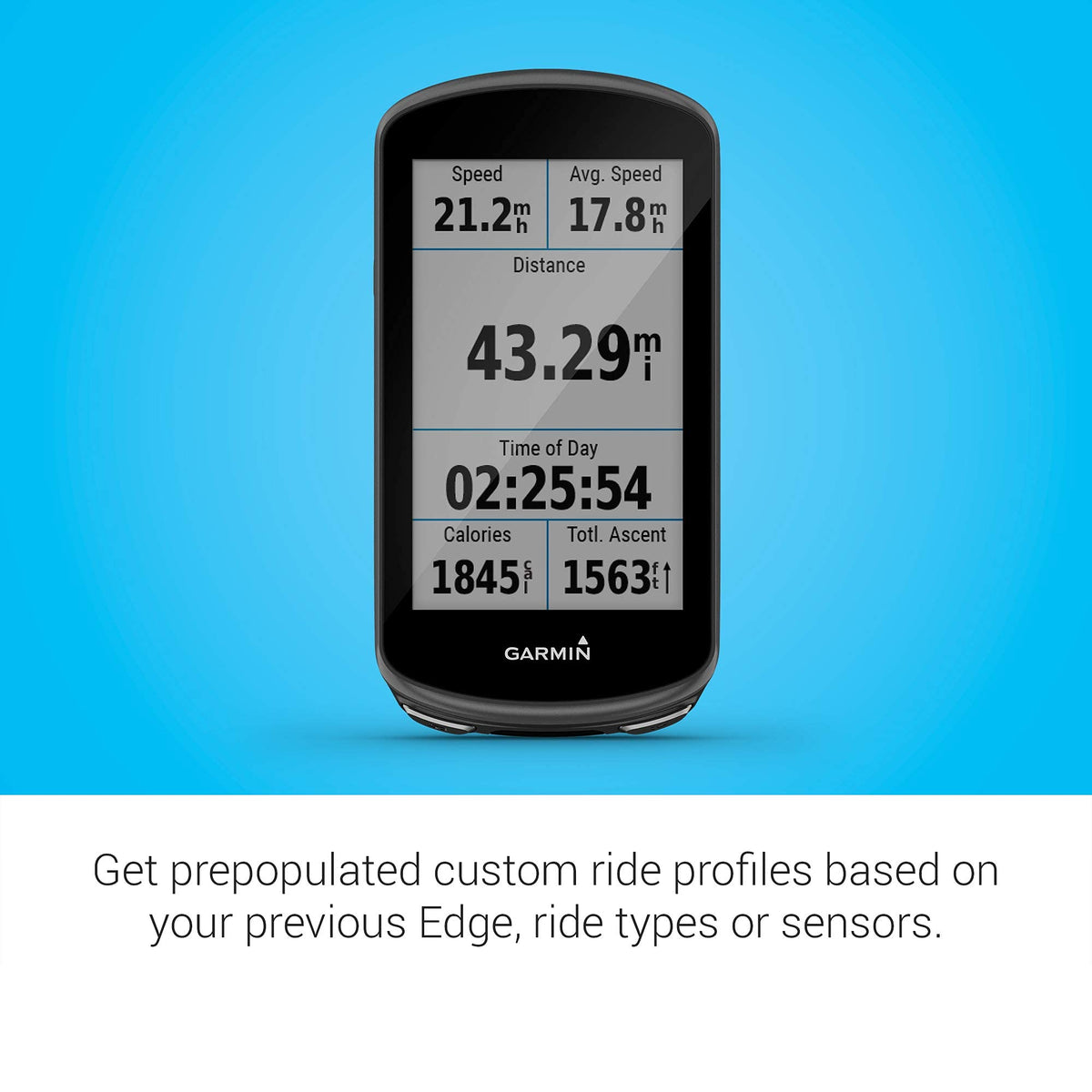 Garmin Edge 1030 Plus ClimbPro pacing guides on climbs.