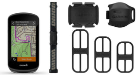 Garmin Edge 1030 Plus color touchscreen for navigation and performance tracking.