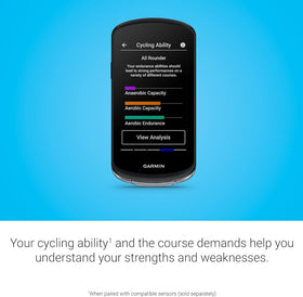 Garmin Edge 1040 long battery life enabling extended endurance rides
