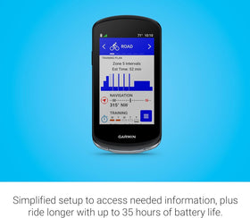 Garmin Edge 1040 showing power guide and stamina insights for optimized cycling effort