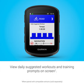 Garmin Edge 540 climbs with ClimbPro ascent planner for improved pacing.