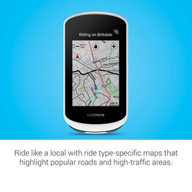 Garmin Edge Power Mount keeps the device charged during the ride.