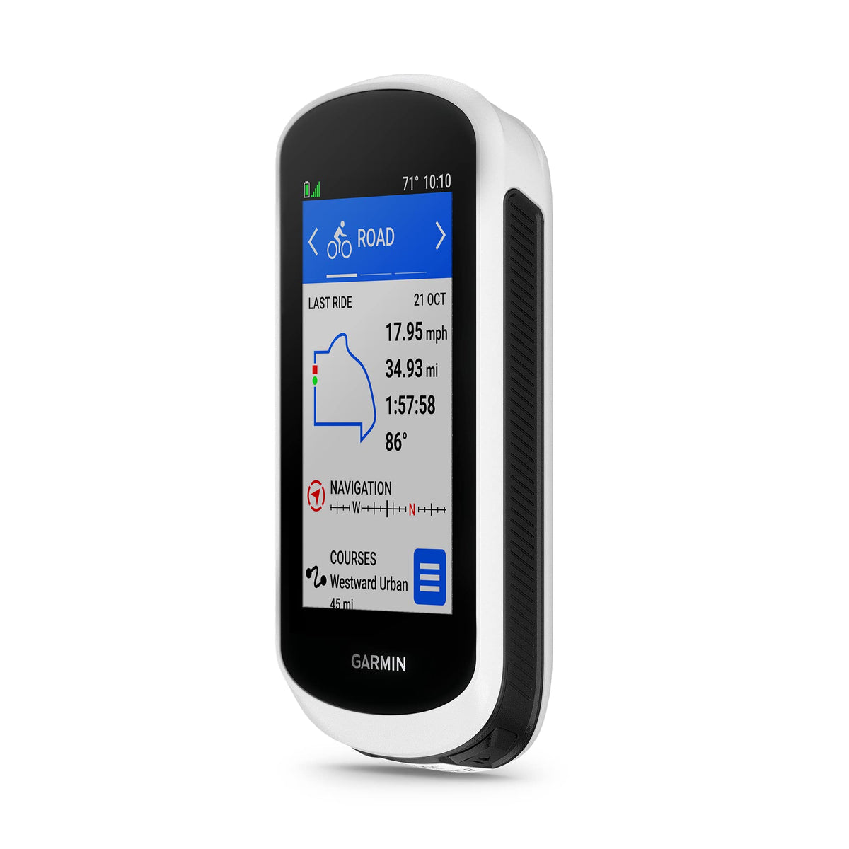 Garmin Edge Explore 2 map view shows turn-by-turn routes for confident riding.