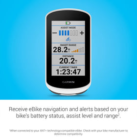 Garmin Edge Explore 2 safety features with Varia compatibility for enhanced visibility.