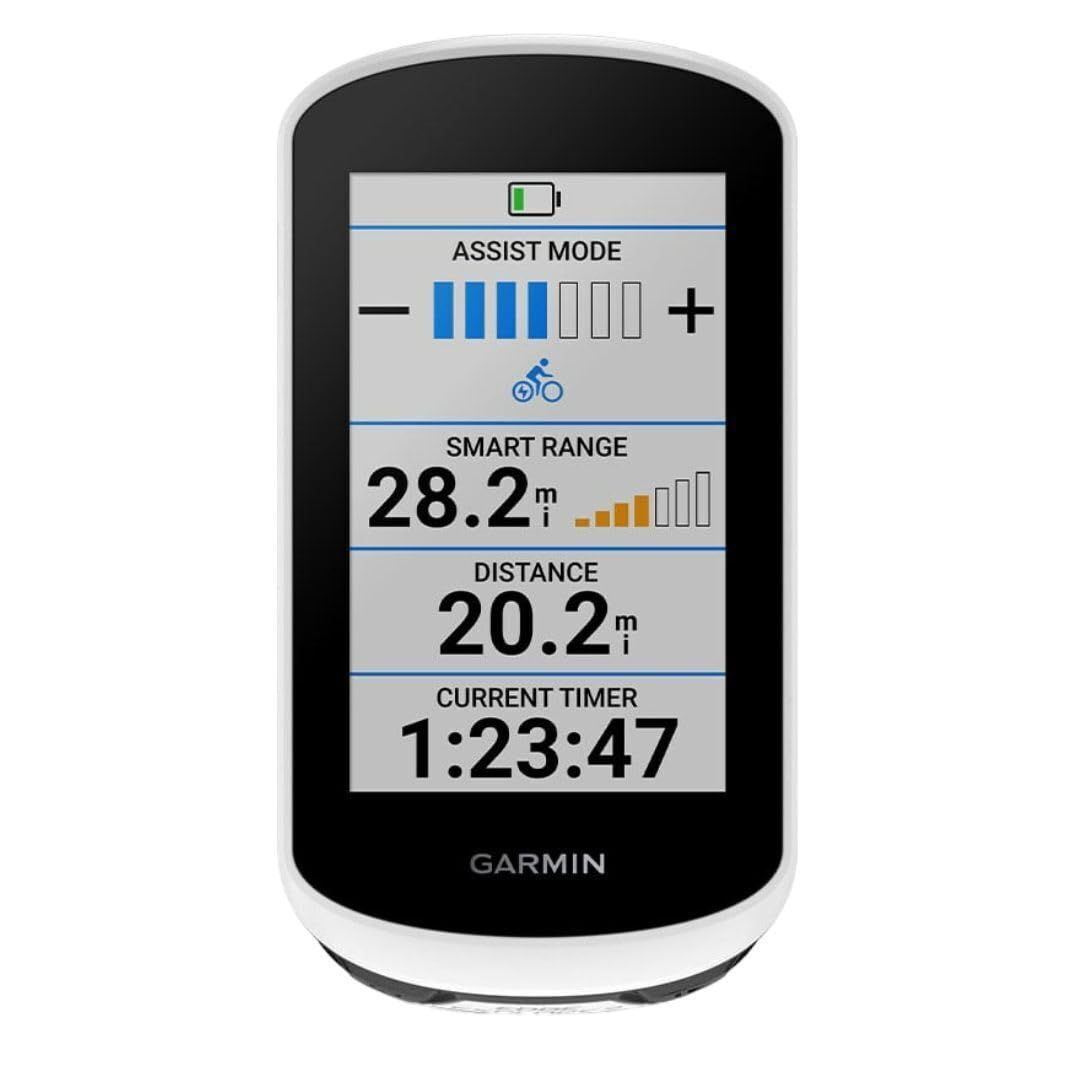 Edge Explore 2 showing preloaded profiles for road, trail and indoor riding