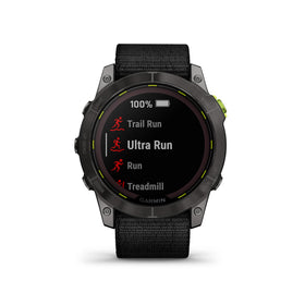 Garmin Enduro 2 showing GPS navigation with preloaded maps
