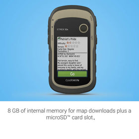 Garmin eTrex 32x battery life up to 25 hours.