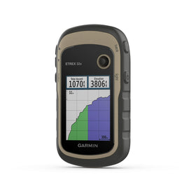 Garmin eTrex 32x with Topo Active maps for routable routes.