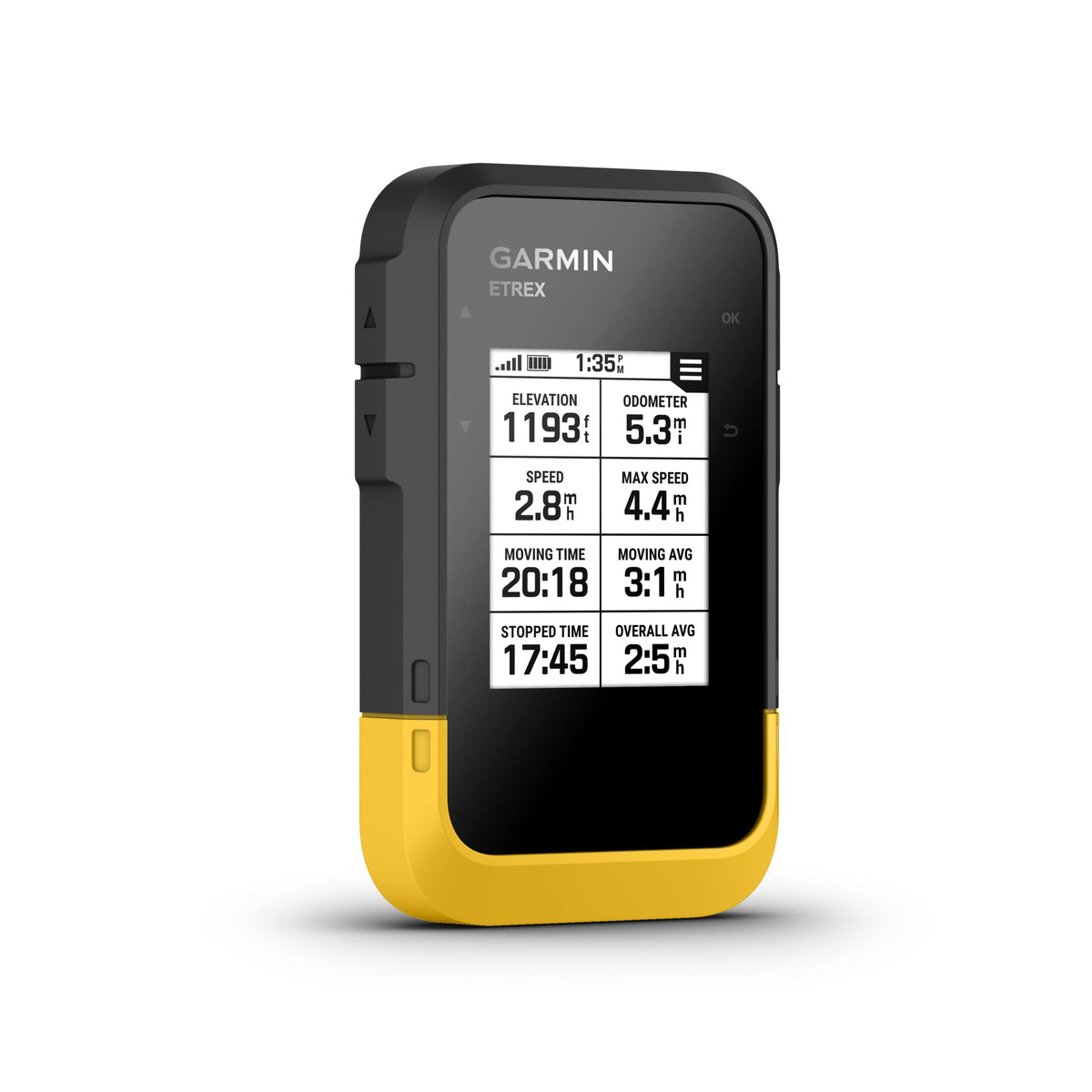 Garmin eTrex SE offers up to 168 hours of battery life with two AA batteries.