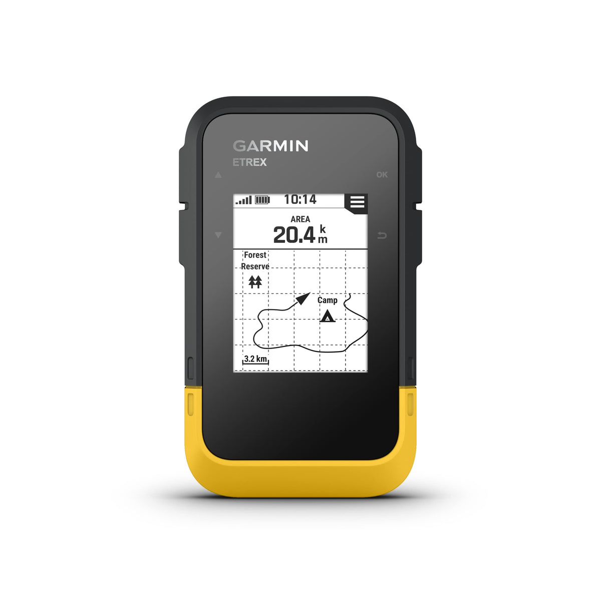 Multi-GNSS support improves tracking in challenging environments for the eTrex SE.