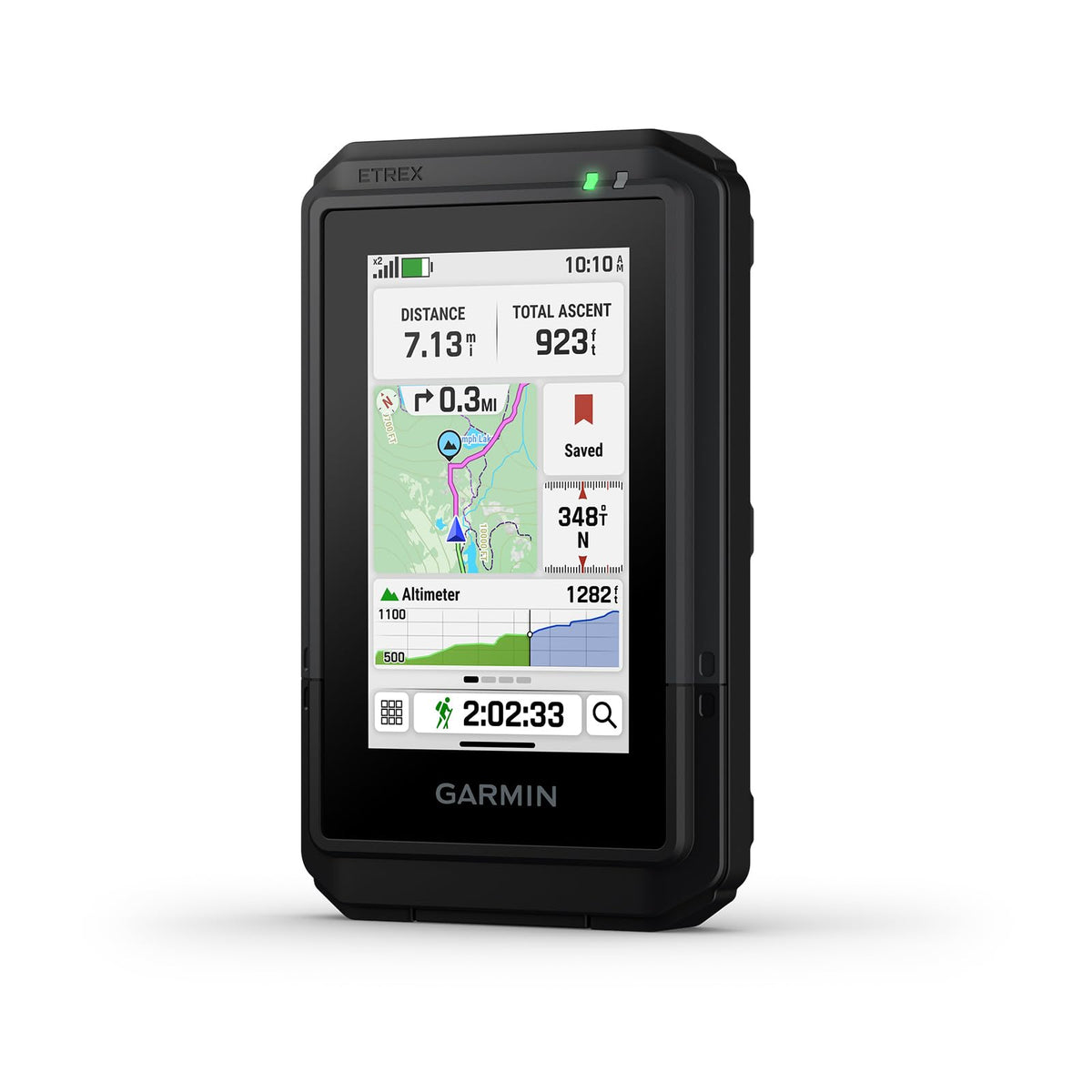 Garmin eTrex Touch 3-inch color screen enables easy trail navigation