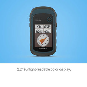Garmin eTrex 22x dual GPS/GLONASS improves tracking in challenging environments.