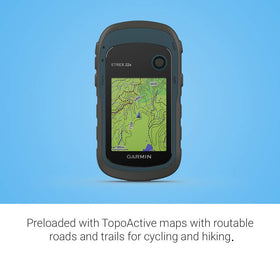 Garmin eTrex 22x 8 GB memory and microSD slot for map storage.