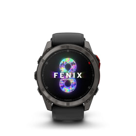Garmin fēnix 8 Pro with titanium bezel and sapphire lens for durability