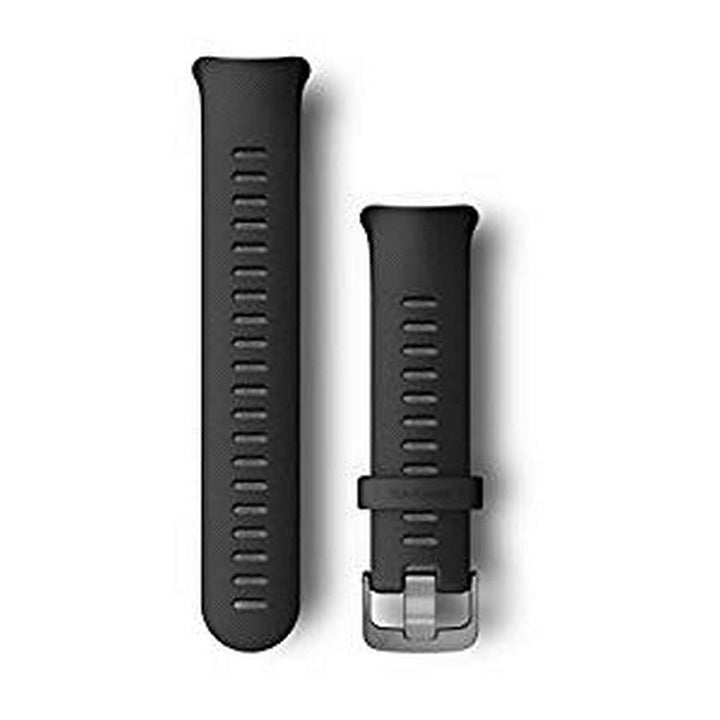 Garmin Forerunner 45 band front view showing secure fit and refreshed appearance