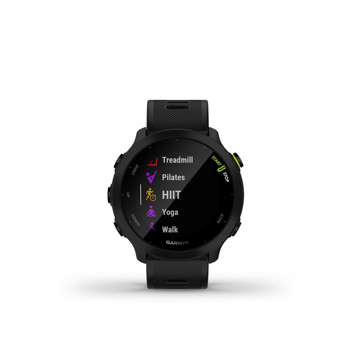 Garmin Forerunner 55 connects to the Connect IQ store for customization