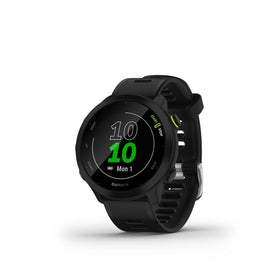 Garmin Forerunner 55 GPS running watch tracks route and pace for training