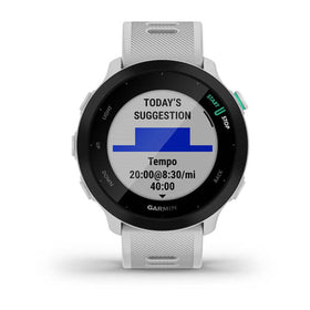 Garmin Forerunner 55 GPS tracking map shows your exact route and pace.
