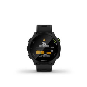 Garmin Forerunner 55 wrist-based heart rate monitoring during workouts