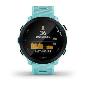 Garmin Forerunner 55 training tools estimate race times.