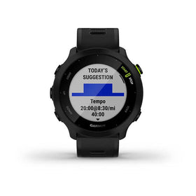 Garmin Forerunner 55 wrist wear demonstrates comfortable all-day wear during activities