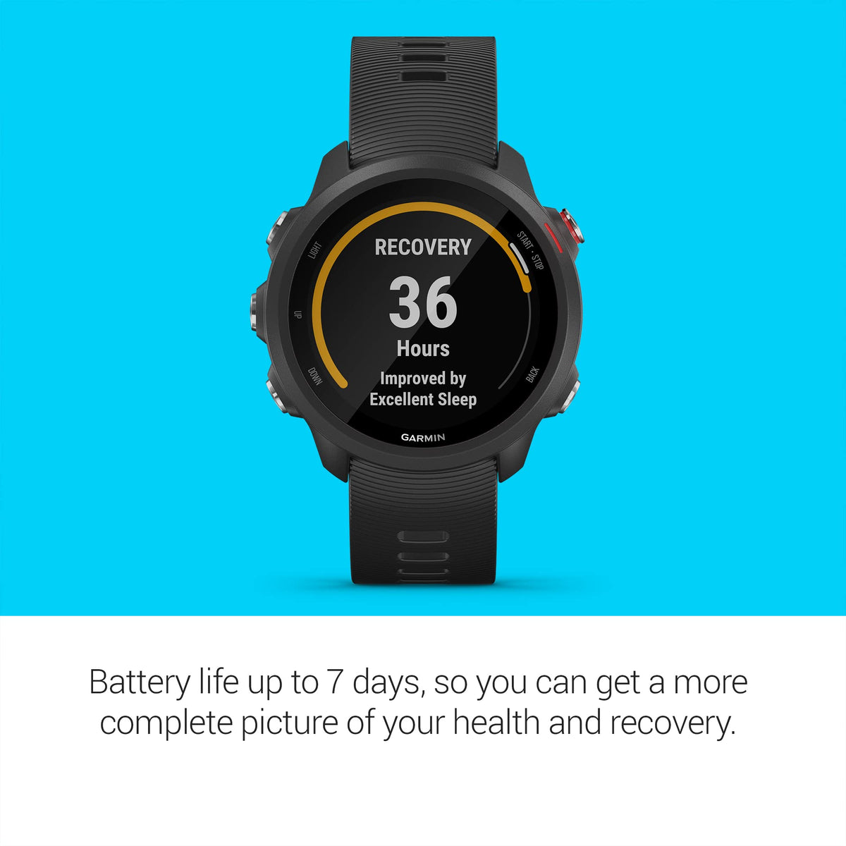 Garmin Forerunner 245 Music provides training status indicators to guide effort.