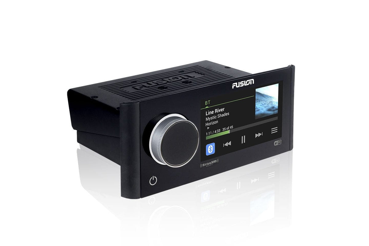Garmin Fusion Apollo RA770 front view showing touchscreen control