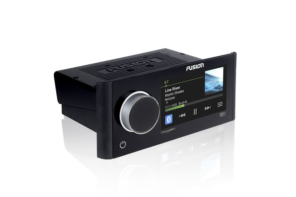 Garmin Fusion Apollo RA770 front view showing touchscreen control