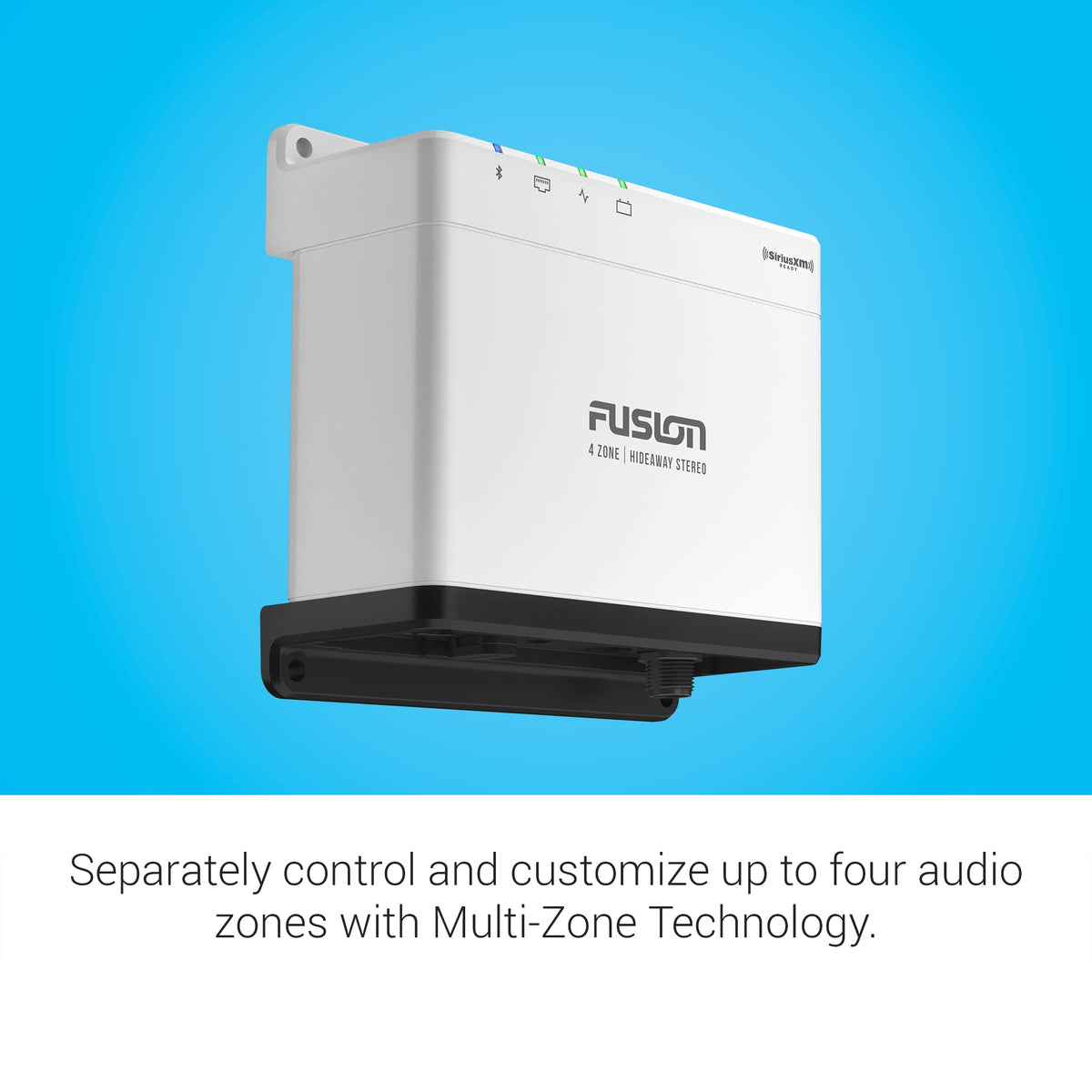 Garmin Fusion Apollo WB675 DSP with custom zone profiles for balanced sound