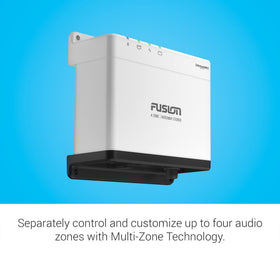 Garmin Fusion Apollo WB675 DSP with custom zone profiles for balanced sound