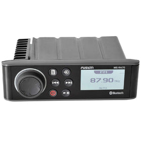 Garmin Fusion MS-RA70 2.6-inch LCD display is bright and easy to read on the water.