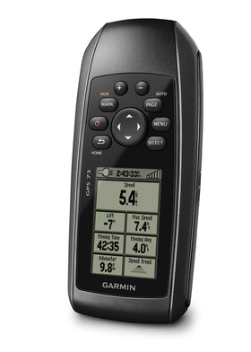 Garmin GPS 73 backlit keys enabling easy use after dusk.