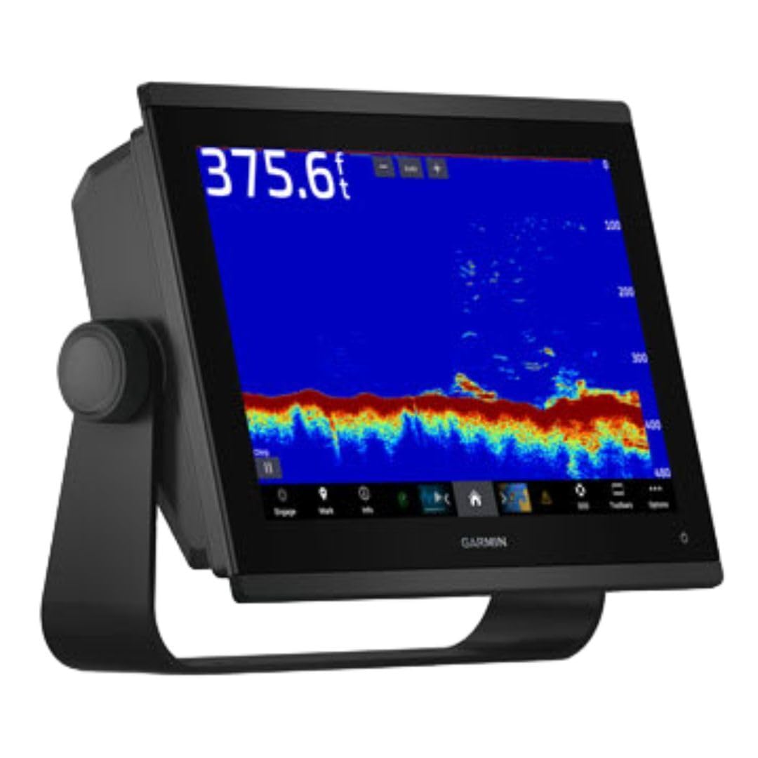 Garmin GPSMAP 1243xsv ClearVü shows crisp bottom details for depth perception