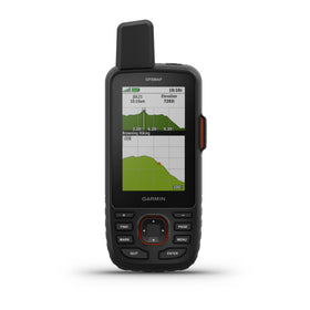 Garmin GPSMAP 67i inReach messaging on screen enabling two-way satellite chats