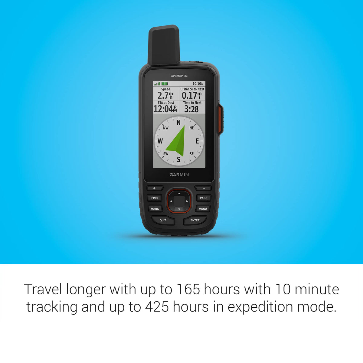 Garmin GPSMAP 67i SOS feature activated for interactive emergency response