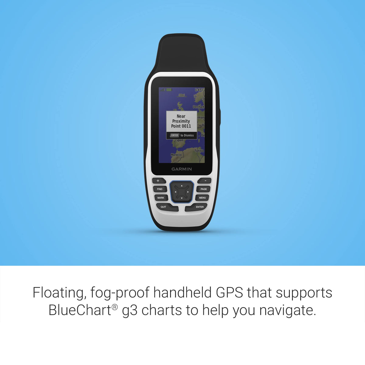 Garmin GPSMAP 79s worldwide basemap aids global orientation