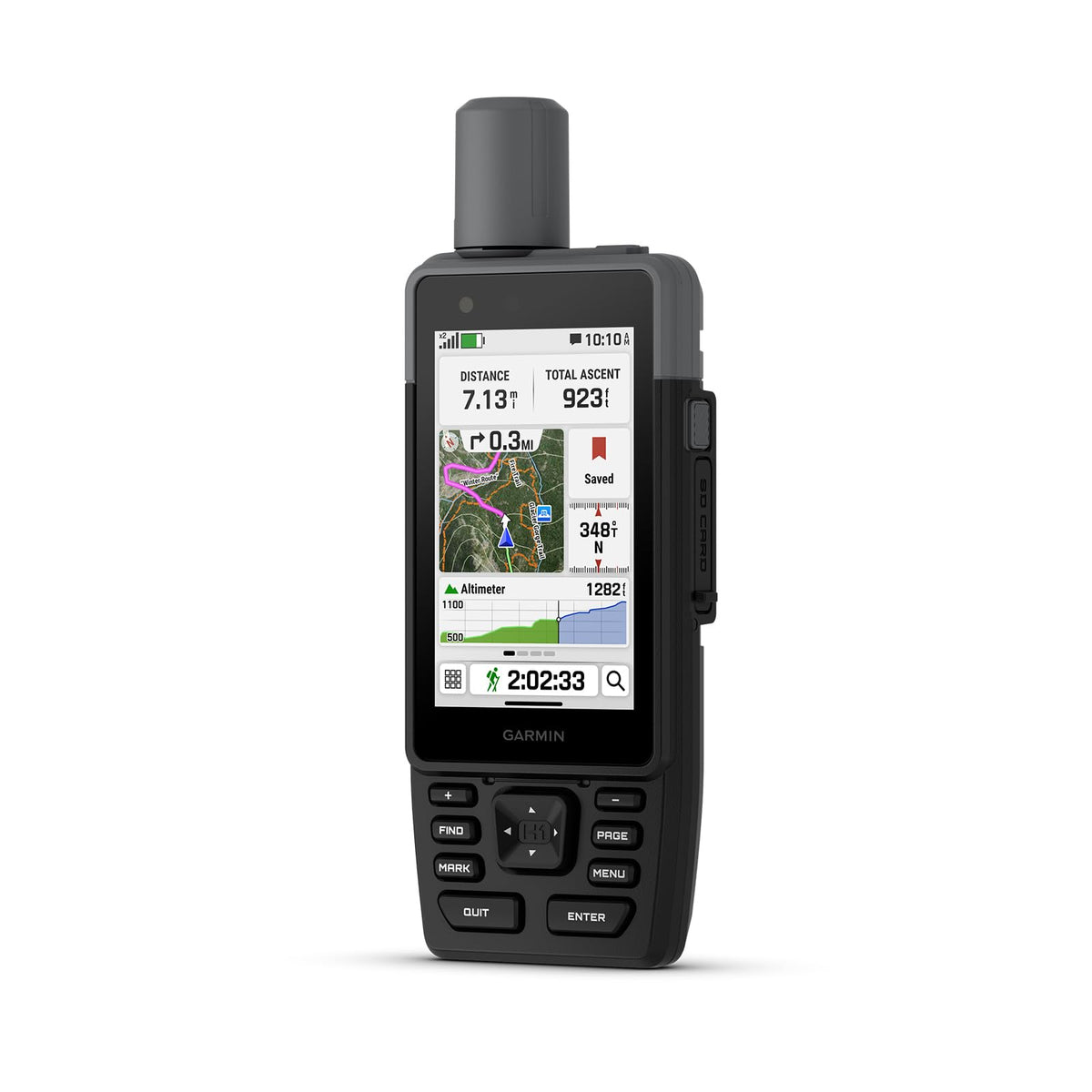 Garmin GPSMAP H1 sun-readable display, glove-friendly for rugged trails