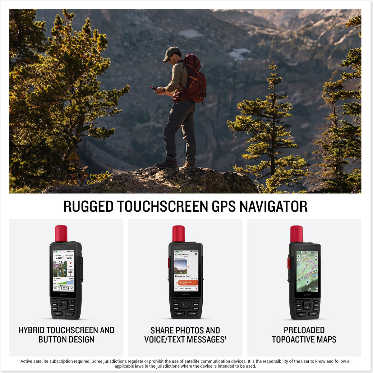 Garmin GPSMAP H1i Plus sunlight-readable display aids clear viewing in bright conditions.