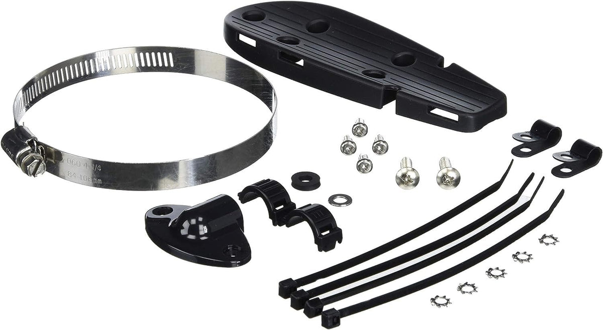 Garmin GT20-TM 500W transducer delivering strong signal for deep-water readings.