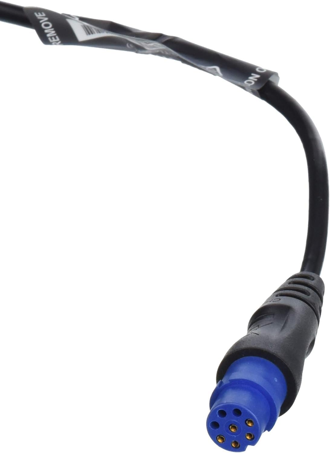Garmin GT20-TM temperature sensor providing water condition data for context.