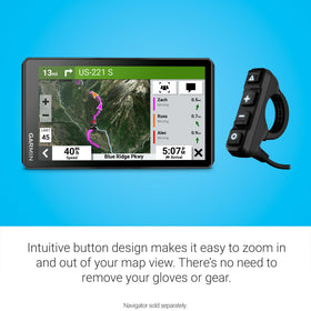 Garmin Handlebar Controller rugged IP67 design withstands weather