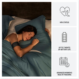 Garmin Index Sleep Monitor displays HRV trend to understand recovery patterns.