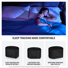 Garmin Index Sleep Monitor showing sleep score and stages for nightly insights.