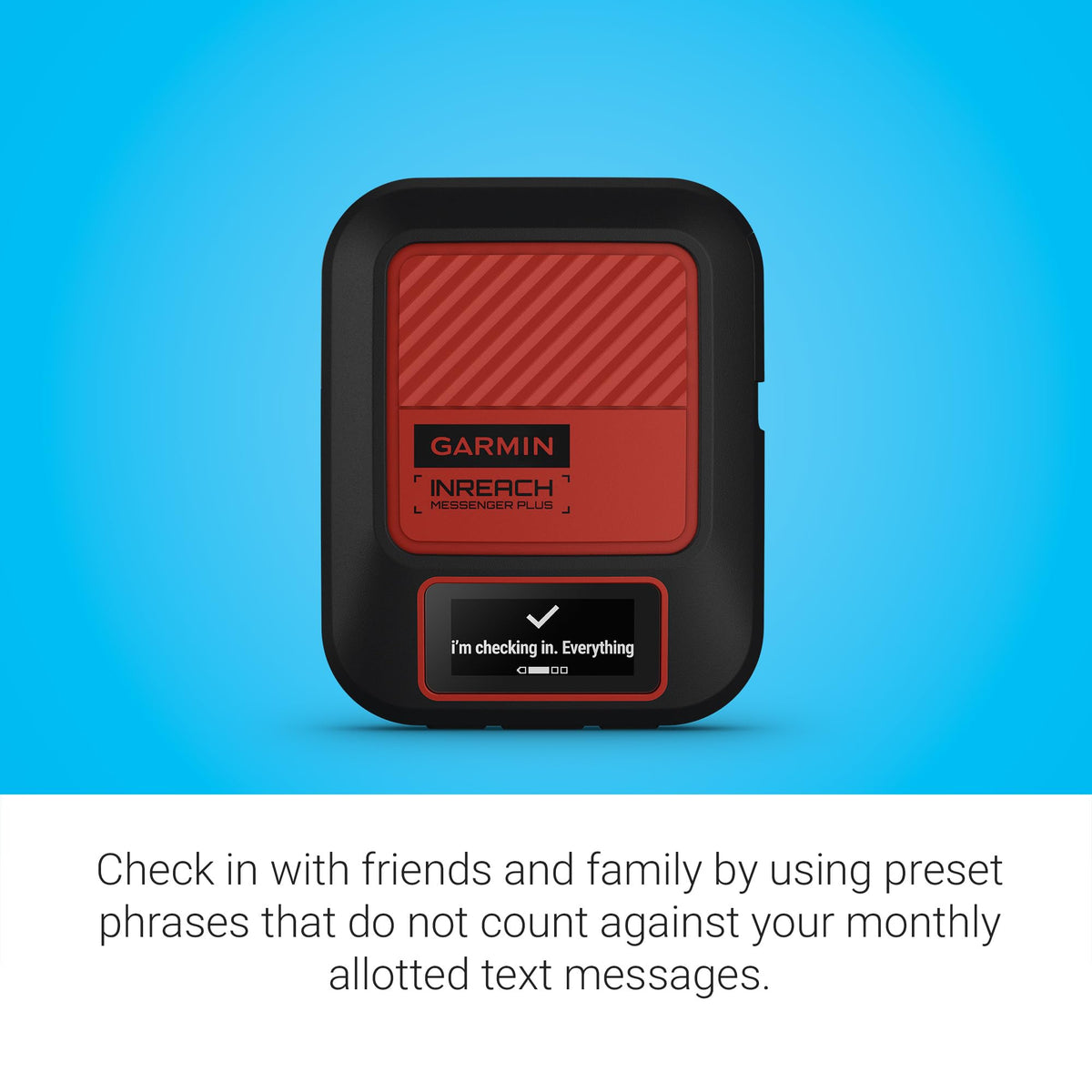 Garmin inReach Messenger Plus SOS activation for emergency coordination