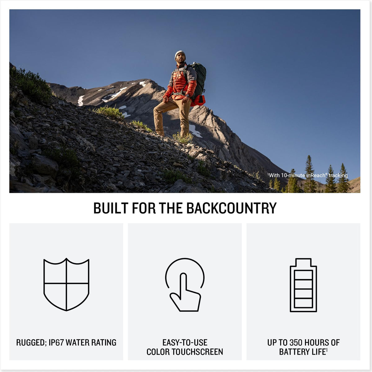 Interactive SOS messaging to Garmin Response from inReach Mini 3 adds emergency coordination.