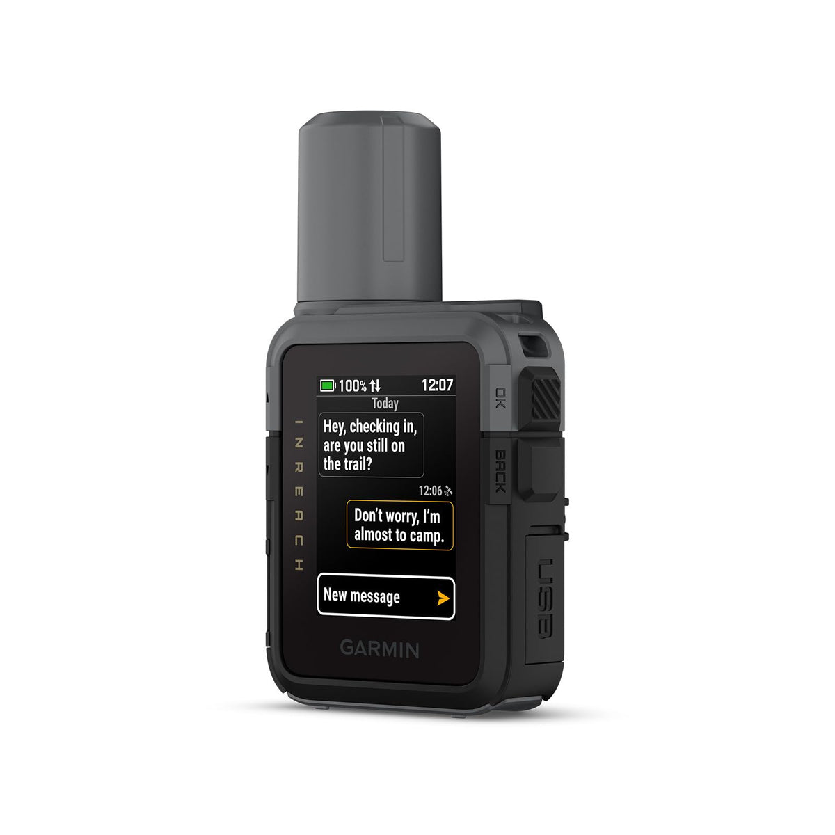 Garmin inReach Mini 3 rugged design withstands harsh outdoor conditions for reliable connectivity.