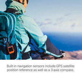 Garmin inReach Mini SOS alert; 24/7 monitoring for emergencies.