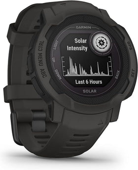 Garmin Instinct 2 Solar on wrist — reliable companion for workouts and trails.