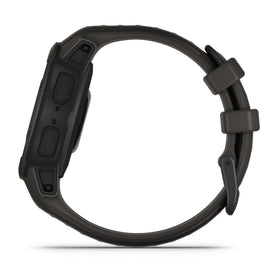 Garmin Instinct 2S graphite battery life indicator illustrating smartwatch endurance