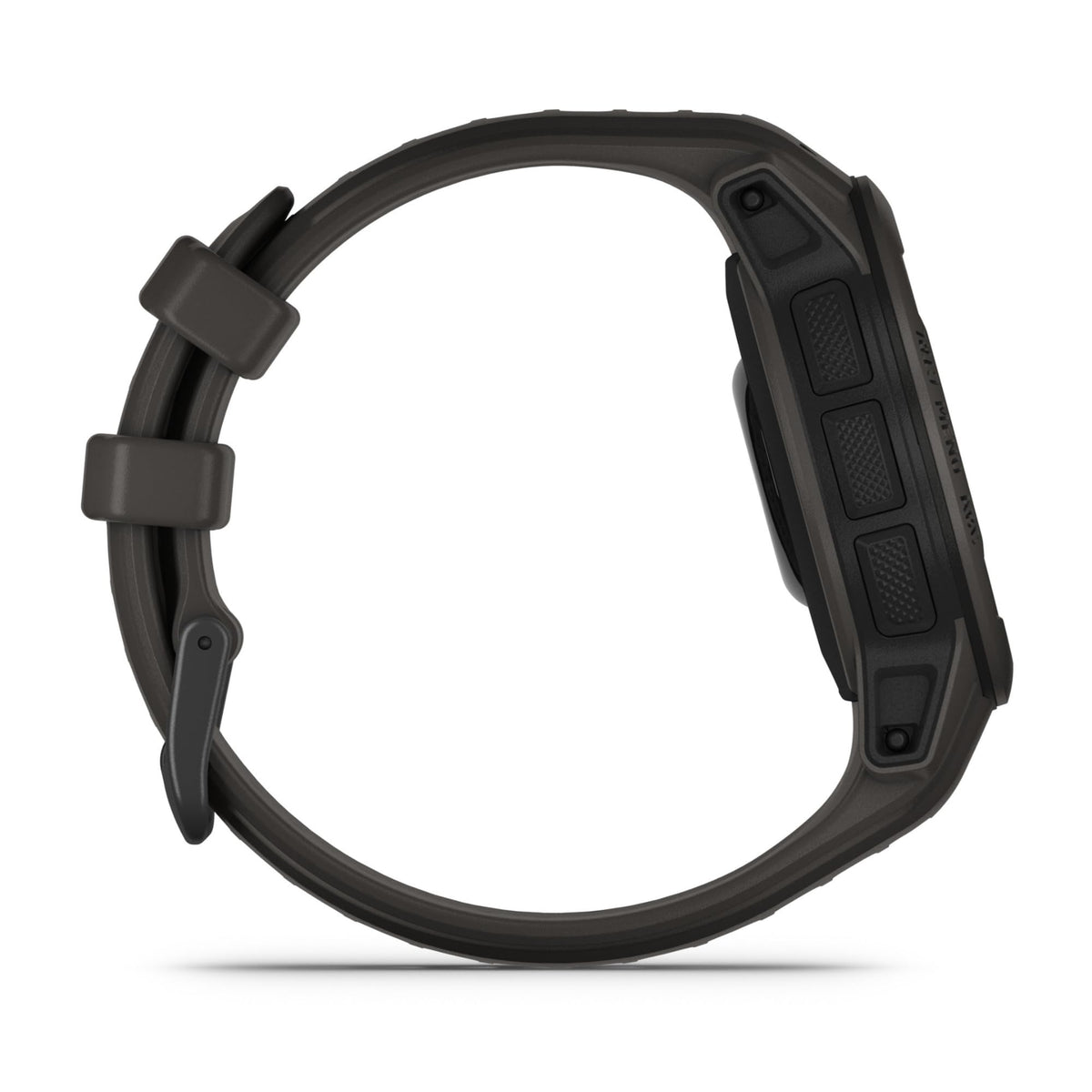 Garmin Instinct 2S graphite display featuring GPS and health metrics for all-day monitoring